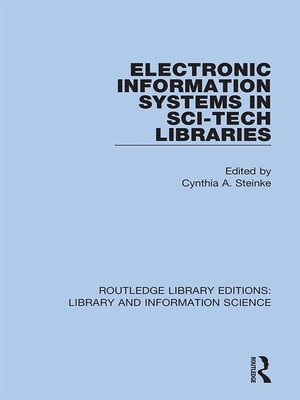 cover image of Electronic Information Systems in Sci-Tech Libraries